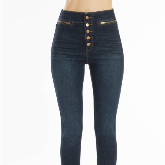 ✨LAST✨ 🥂High Waisted Dark Wash Kancan Jeans🥂 - Picture 3 of 8